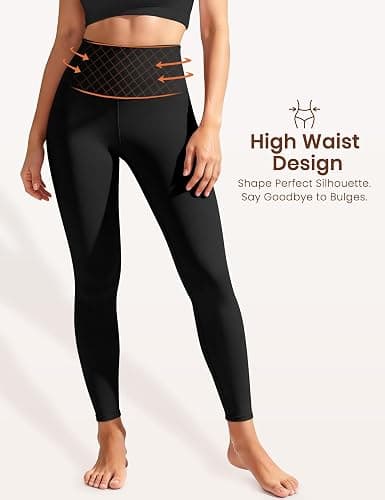 Laite Hebe Leggings for Women - High Waisted Full Length Buttery Soft Yoga Pants for Workout Athletic Daily thumbnail 3