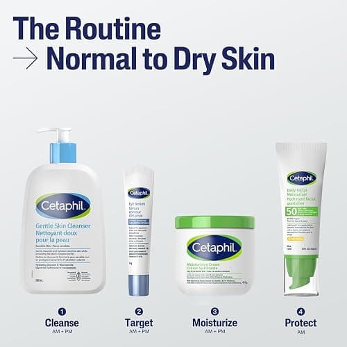 Cetaphil Gentle Skin Cleanser (473ml) - Hydrating Face Wash & Body Wash - Ideal for Sensitive, Dry Skin - Non-Irritating, Fragrance-Free and Dermatologist Recommended thumbnail 7