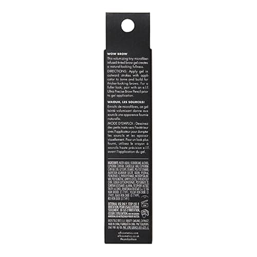 e.l.f. Wow Brow Gel, Volumizing, Buildable, Wax-Gel Hybrid, Creates Full, Voluminous-Looking Brows, Locks Brow Hairs In Place, Neutral Brown thumbnail 5