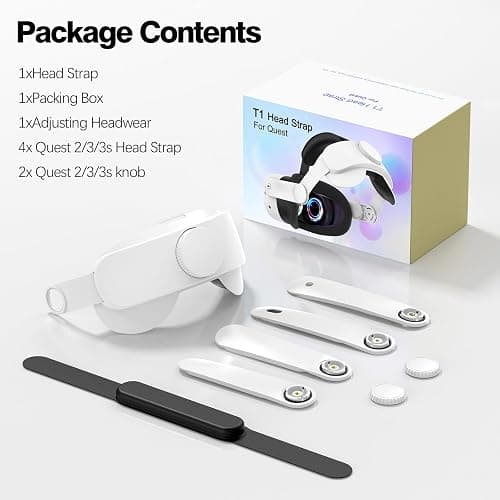 Adjustable Comfort Head Strap for Meta Quest 3S/Quest 3/Quest 2 - Elite Strap Replacement for Enhanced Support, Reduced Pressure & VR Gaming Immersion (T4 Quest 3S/Quest 3/Quest 2 Head Strap) thumbnail 8
