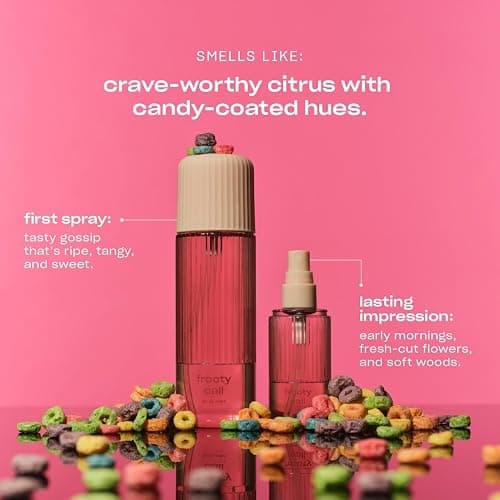 Snif Frooty Call Body Mist Fruity Citrus Gourmand Hair & Body Spray 8oz | Hair Perfume & Body Spray | Lemon Sugar, Strawberry & Cereal Accord | Long Lasting Fragrance Mist, Clean, Vegan, Cruelty Free thumbnail 2