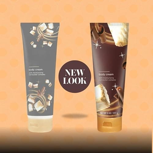 Moisturizing Shea Butter Body Cream – Hydrating Lotion with Long-Lasting Softness & Nourishment – Cozy Fireside S’more Scent – For Dry Skin – 8 oz, 1 Pack thumbnail 3