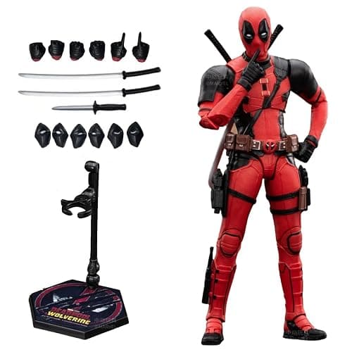 JAMRYSE ZD Toys Wolverine Action Figure, Movie Collectible Edition, 1/10 Scale Full Set Articulated Figure, 7 Inches (Deadpool) - Image 1