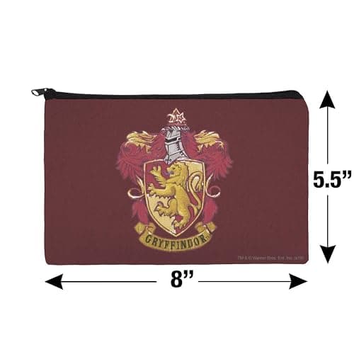GRAPHICS & MORE Harry Potter Gryffindor Cosmetic Bag - Travel - Natural thumbnail 4