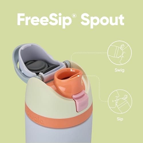 Owala FreeSip Insulated Stainless Steel Water Bottle with Straw for Sports, Travel, and School BPA-Free Sports Water Bottle, 24 oz, Beach House thumbnail 2