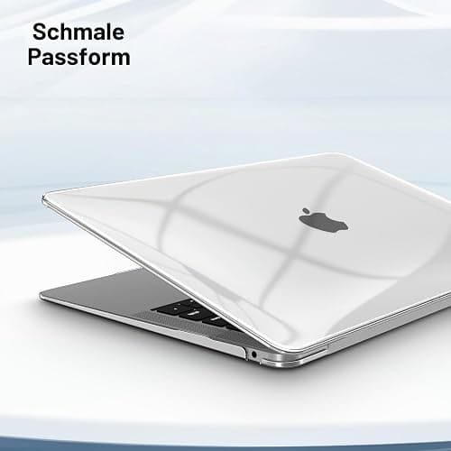 Fintie Hülle kompatibel mit MacBook Air 13 M1 (2018-2020) | A2337(M1)/A2179/A1932, Ultradünne Hartschale Schutzhülle Snap Case, Transparent thumbnail 4