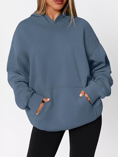 WYNNQUE Hoodies for Women Oversized Sweatshirts Fall Fashion Outfits 2026 Casual Sweaters Tops Fleece Workout Winter Clothes thumbnail 3