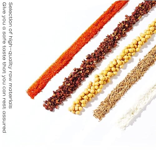 Spicy Strips - Spicy Gluten Latiao, Chinese Special Casual Snack Food, Made From Wheat/Chili/Spice, Low Sugar and Low Calories, Best Vegan, 78g (Pack of 2) - 78g*2pcs thumbnail 3
