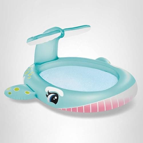 Intex 96" x 78" x 28" Inflatable Jungle Adventure Play Center Spray Kiddie Pool - Backyard Kids Water Slide, Outdoor Blow-Up Splash Pad for Toddlers thumbnail 7
