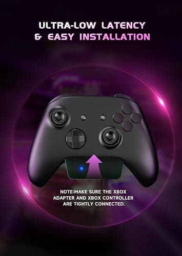 RYR Wireless Gaming Headset for Xbox Series X|S, Xbox One, PS5, PS4, Mac, Bluetooth 5.3, 3D Surround Sound, Rotatable Earmuffs, Gaming Headphones with Noise Canceling Microphones-Pinkwhite thumbnail 2