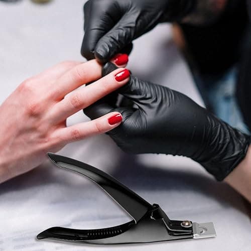 SUMAJU Professional Acrylic False Nail Clippers for Acrylic Nails Nail Tip Cutter Nail Manicure Tool (Black) thumbnail 6