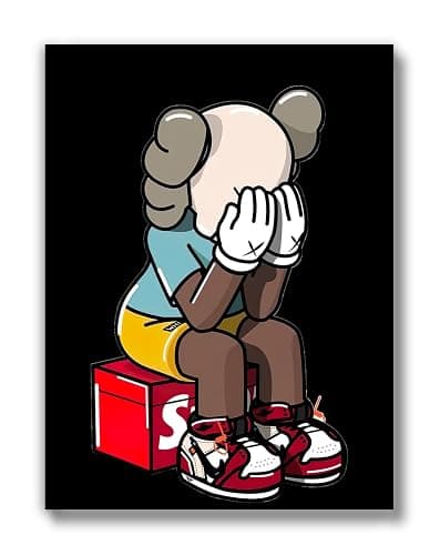 Brooke & Vine Hypebeast Room Decor (UNFRAMED 12 x 16) Michael Jordan Shoes Sneaker Poster Sneakerhead Posters Air Jordans Teen Boy Room Girl Room Wall Art Prints Bedroom, Dorm, Desk - K Original - Image 1