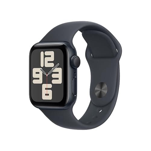 Apple Watch SE (2nd Gen) [GPS 40mm] Smartwatch with Midnight Aluminum Case with Midnight Sport Band S/M. Fitness and Sleep Trackers, Crash Detection, Heart Rate Monitor, Retina Display - Image 1