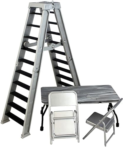 Ringside Ultimate Ladder & Table Playset (Silver) Exclusive - Image 1
