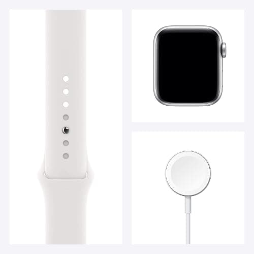 Apple Watch Series 6 (GPS, 40mm) - Silver Aluminum Case with White Sport Band (Renewed) thumbnail 5