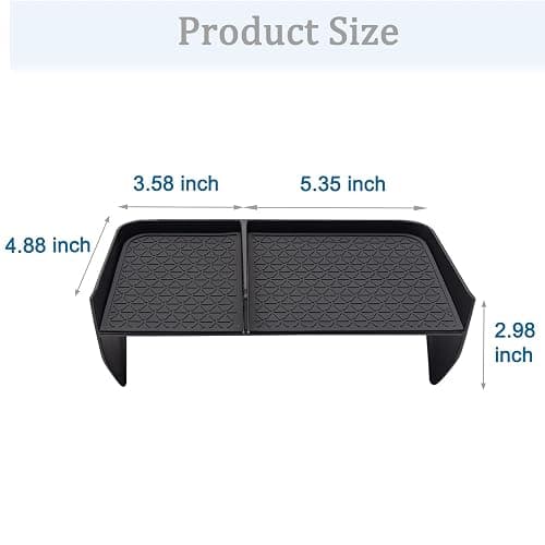 JDMCAR Center Console Organizer Compatible with Toyota RAV4 2019-2025 and 2021-2025 RAV-4 Prime, ABS Material Insert Tray Gear Shift Secondary Storage Box thumbnail 5