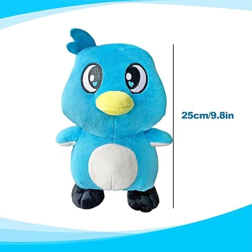 Cxassev 8 Inch Cartoon Game Plush, Stuffed Figure Pillow for Room Decor for Video Game Fans - Blue thumbnail 2