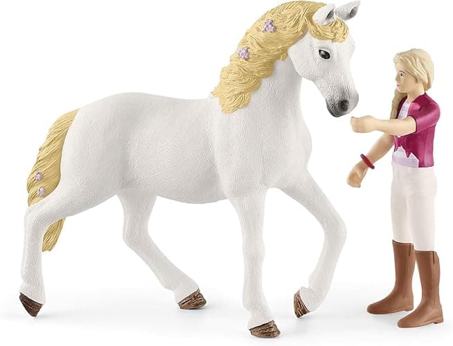 Schleich Horse Club - Complete 40PC Horse Club Rider Playset - Hannah, Sofia, Lisa and Sarah Poseable Rider Figures with Horses and Riding Accessories - Equestrian Toy Set for Kids Ages 5+ | 72221 thumbnail 13