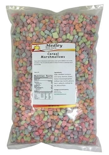 Medley Hills Farm Assorted Dehydrated Marshmallow Bits Cereal Marshmallows 1.5 lbs - Image 1