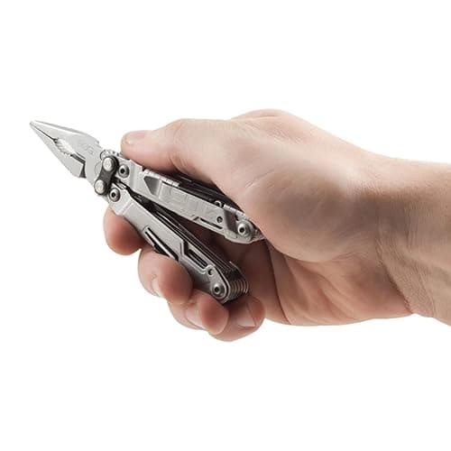 SOG PowerPint Mini Compact Stainless Steel Multi-Tool |18 Lightweight Specialty Tools & SOG Multitool Pliers Pocket Knife, Stone Wash - Stone Wash - One Size - Power Pint thumbnail 9