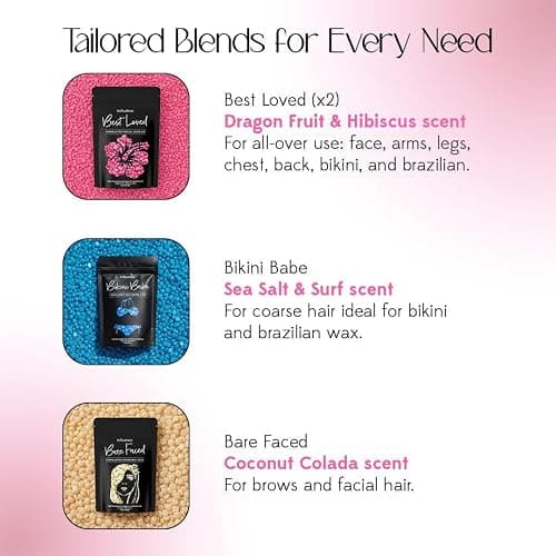 KoluaWax Premium Waxing Kit for Women - Beginner Friendly - Complete Wax Kit that includes 14oz of Wax Beads, Applicator, Pre and Post Care, Suitable for Sensitive Skin (Black) thumbnail 3
