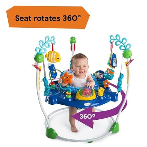 Baby Einstein Neptune's Ocean Discovery Activity Jumper, Ages 6 months +, Max weight 25 lbs., Unisex - Neptune's Ocean thumbnail 6