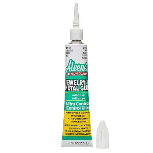 Aleene's 21709 Jewelry & Metal Glue, 0.7 oz - Instant Adhesive, Permanent Bond, Waterproof, Dries Clear, Ideal for Repairs thumbnail 2