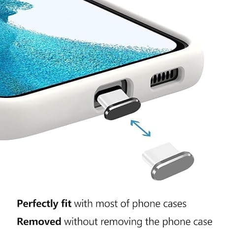 USB C Dust Plug Phone Speaker Dust Cover and Anti Dust Cover Protector Cap | for iPhone 17/16/16 Pro/16 Pro Max/iPhone 15/15 Pro/Pro Max – Black thumbnail 8