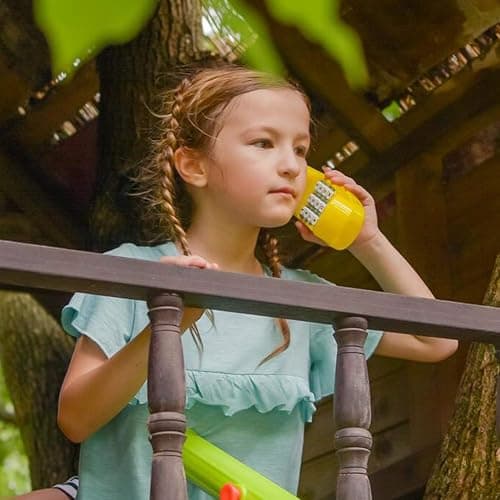 HAPPYPIE Toy Phone for Kids Swing Set Phone Pretend Phones and Learning Education Phones Plastic Telephone Creative Children Play Phone for Toddlers Baby Cell Phone Playhouse Phone (Yellow) thumbnail 2