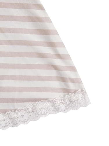 SOLY HUX Womens Y2K Lace Cami V Neck Sleeveless Striped Shirt Spaghetti Strap Camisole Gothic Tops thumbnail 3