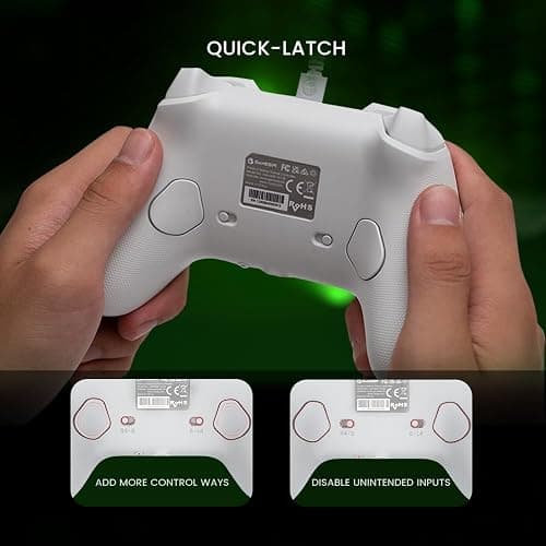 GameSir G7 SE Wired Controller for Xbox Series X|S, Xbox One & Windows 10/11, Plug and Play Gaming Gamepad with Hall Effect Joysticks/Hall Trigger, 3.5mm Audio Jack thumbnail 4
