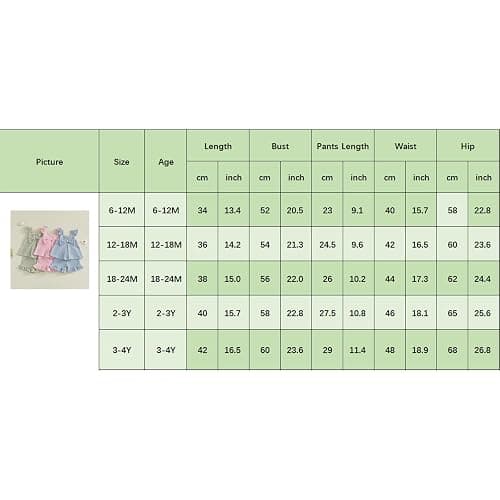 Nibbcoa Toddler Baby Girl Summer Outfit Cute Bow Flutter Sleeve Striped Ruffle Tops Dress Shorts Outfits Set 6M-4T thumbnail 9