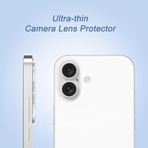 Ailun 3 Pack Screen Protector for iPhone 16 [6.1 inch] + 3 Pack Camera Lens Protector with Installation Frame,Case Friendly Tempered Glass Film,[9H Hardness][Not for iPhone 16e/16 Pro/Plus/Pro Max] thumbnail 4