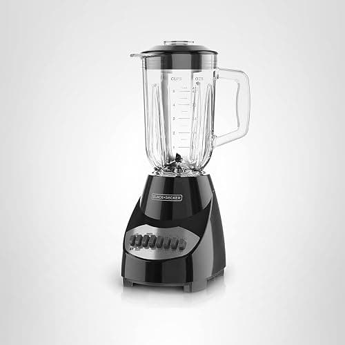 BLACK+DECKER Countertop Blender with 6-Cup Glass Jar, 10-Speed Settings, Black, BL2010BG thumbnail 9