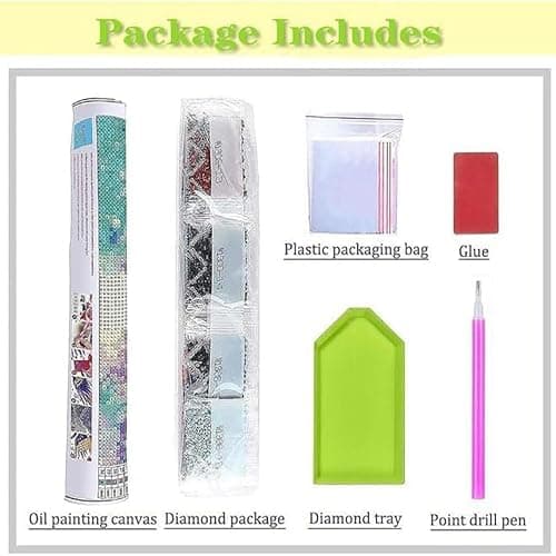 3 Pack Tarot Diamond Art Kits for Adults,Sun Moon Star Diamond Painting Kit | 5D Diamond Art Paintings Kit for Beginners,Round Full Drill Diamond Dot Tools Kit,Extra Diamonds,DIY Craft Gift,12x16 Inch thumbnail 6