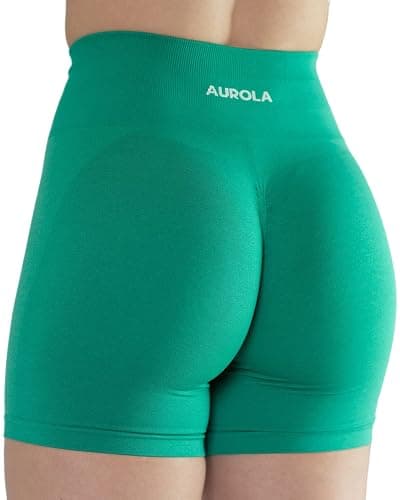 AUROLA Intensify Workout Shorts for Women Seamless Scrunch Short Gym Yoga Running Sport Active Exercise Fitness Shorts - Image 1