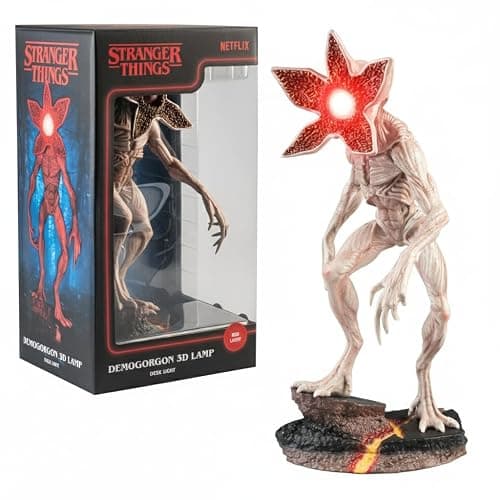 Grupo Erik Stranger Things Light Collector Edition - Stranger Things Merch - Stranger Things Room Decor - Official Netflix Merchandise - Demogorgon Figure - USB and Battery Powered - Image 1