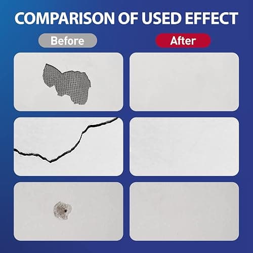 Drywall Repair Kit,2 Pack Wall Mending Agent,Wall Spackle with Scraper, Wall Surface Hole Fill Quick and Easy Solution thumbnail 3
