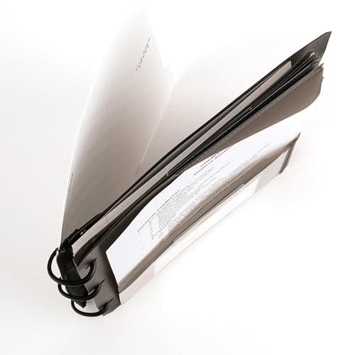 Five Star Flex Refillable Notebook + Study App, College Ruled Paper and 1-1/2 Inch TechLock Ring Binder with Pockets, Tabs and Dividers, 300 Sheet Capacity, White (29324AE2) thumbnail 5
