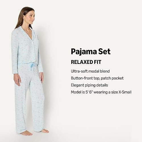 Amazon Essentials x Sofia Grainge Mommy and Me Long Sleeve Pajama Set thumbnail 2