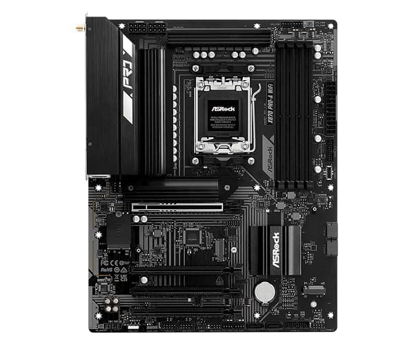 ASRock X870 Pro-A WiFi ATX Motherboard - AMD AM5 Ryzen 9000/8000/7000, DDR5 8000+(OC), PCIe 5.0, Dual USB4 Type-C, Wi-Fi 7, 2.5GbE thumbnail 2