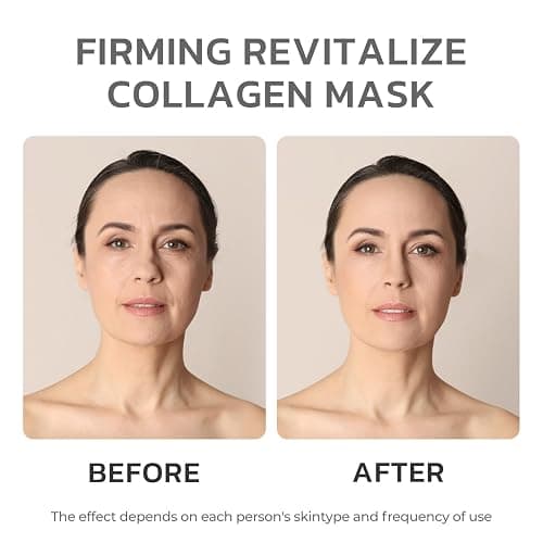 GNJOY Collagen Face Mask Deep Anti Wrinkle Lifting Hydrating Overnight Masks 38g x 4ea, Tightening, Moisturizing, Pore Minimizing, Skin Care Mask thumbnail 5
