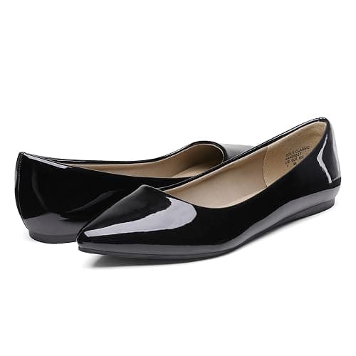 DREAM PAIRS Women's Dress Pointed Toe Flats Ballet Comfort Soft Slip On Casual Flat Shoes for Work Office Business thumbnail 5