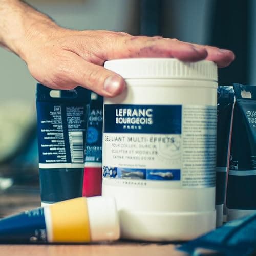 Lefranc Bourgeois Additif - Gesso Acrylique Blanc Pot de 500 ml thumbnail 2