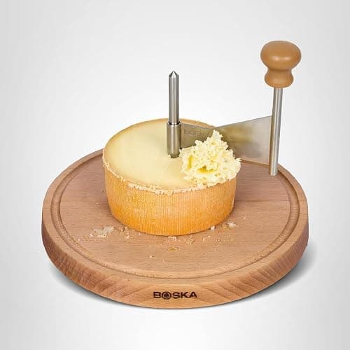 BOSKA Cheese Curler Amigo - The Original with 10-year Warranty - Cheese Wheel for i.a. Tete de Moine, Girolle & Chocolate - Cheese Shaver made of Stainless Steel thumbnail 8