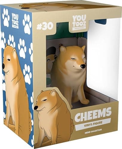 Youtooz Cheems Doge Figure, 3.5" Inch Figure, Internet Famous Doge Cheems Meme Collection Based on Internet Famous Memes - Image 1