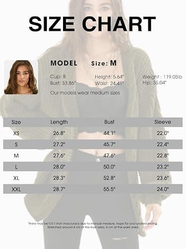 EXLURA Womens 2025 Oversized Cardigan Sweaters Fall Winter Lightweight Soft Knit Cardigan Open Front Button Outwear Coats thumbnail 6