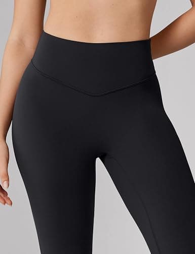 UNISSU Hugcurve No Front Seam High Waisted Flare Leggings for Women Bootcut Yoga Pants Buttery Soft - 29.5''/31.5''/33.5'' thumbnail 5