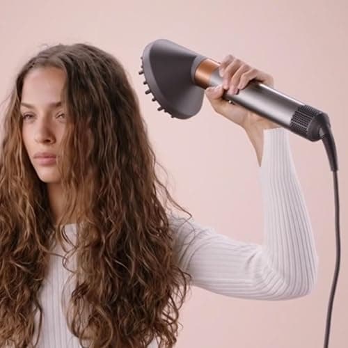 BVACUMHEAD Upgraded Diffuser Attachment for Dyson Airwrap Styler - Converts to Hair Dryer Diffuser Nozzle, 973365-01, Grey thumbnail 3