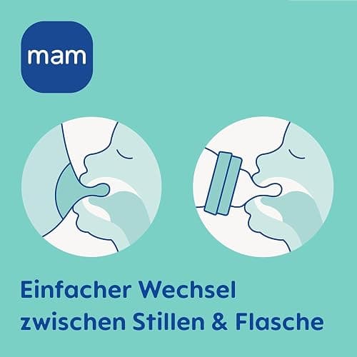MAM 67036720–2 – Lot de 2 biberons confort en verre 260 ml – Neutres thumbnail 7
